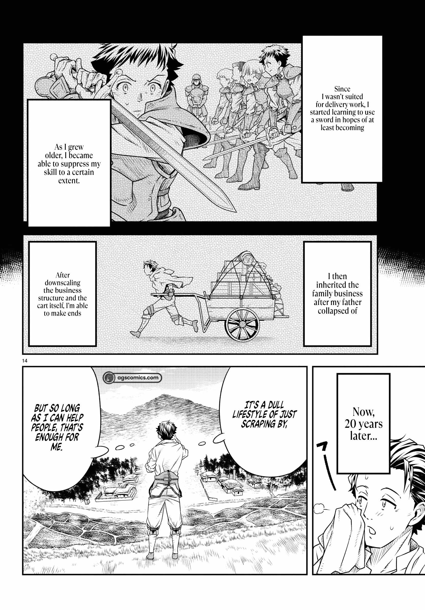 The Middle-aged Deliveryman Becomes an Invincible Swordsman as a Side Job Chapter 1 14